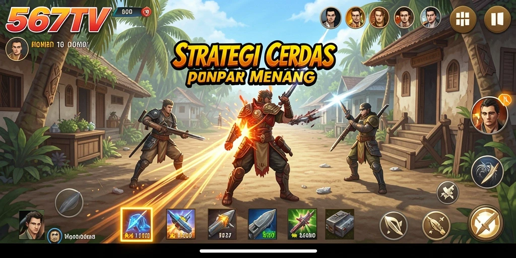 Gameplay menegangkan dan penuh strategi dalam 567TV.