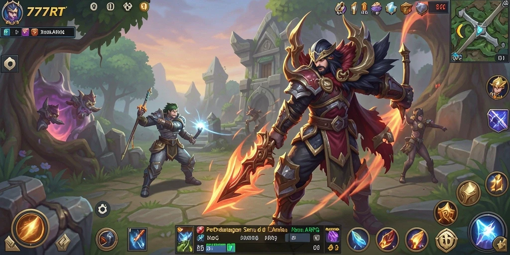 Gameplay seru dari 777RT yang menampilkan pertarungan epik.