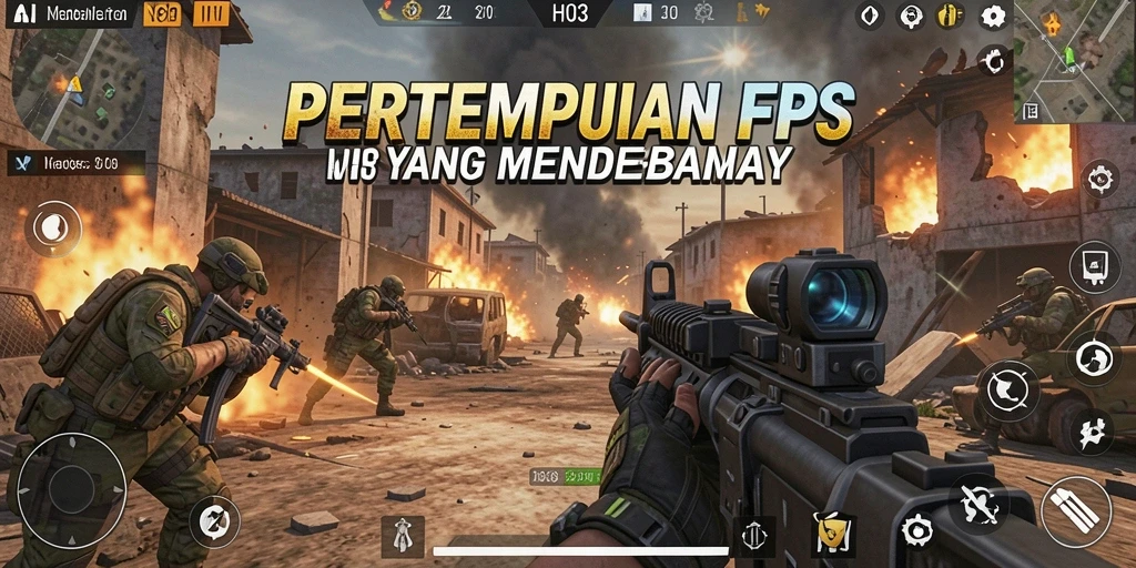 Gameplay seru H03 yang memukau dan menegangkan dalam pertandingan FPS.