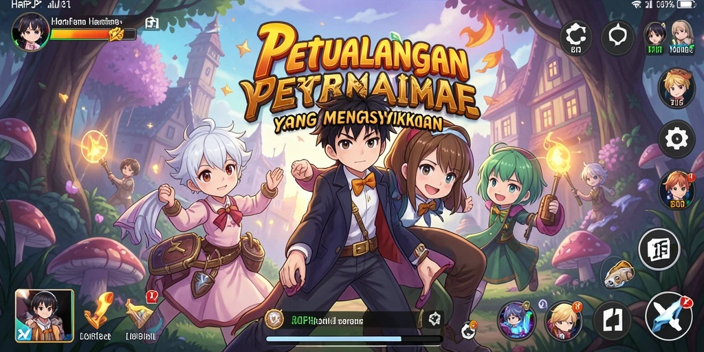 Tampilan menarik dari gameplay HARAPJP yang memukau dan penuh aksi.