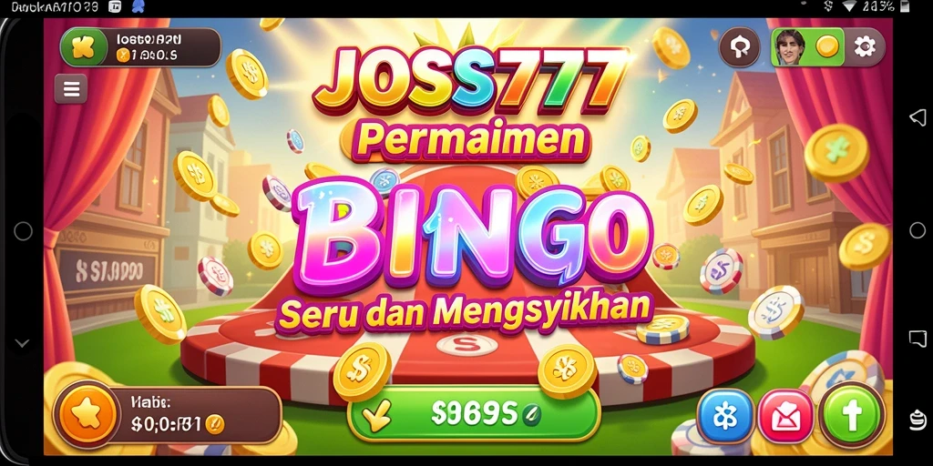Tampilan menarik dari gameplay Bingo di JOSS777