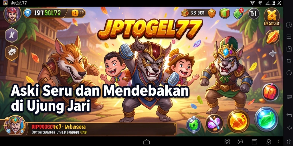 Tampilan gameplay seru dalam JPTOGEL77 dengan aksi mendebarkan.