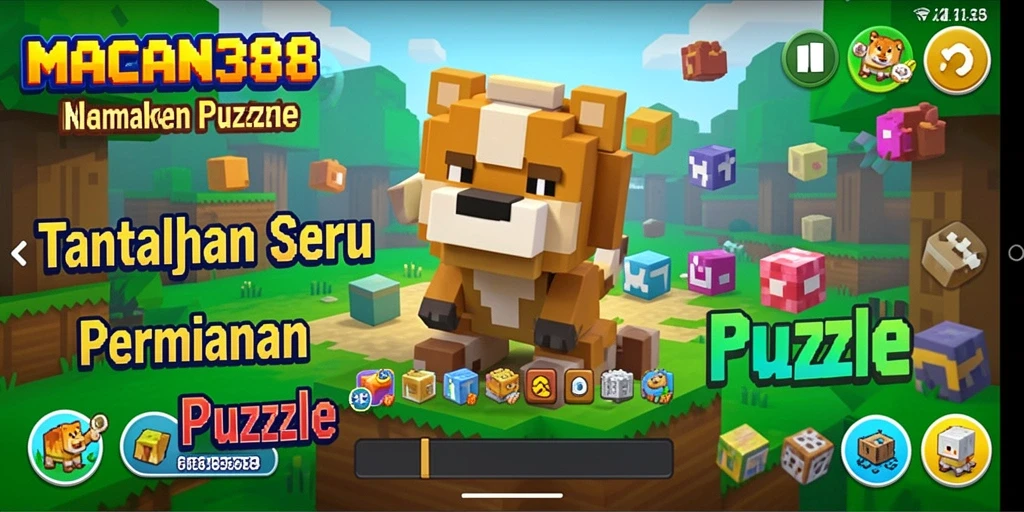 Tampilan gameplay seru di MACAN388 dengan berbagai puzzle menarik.