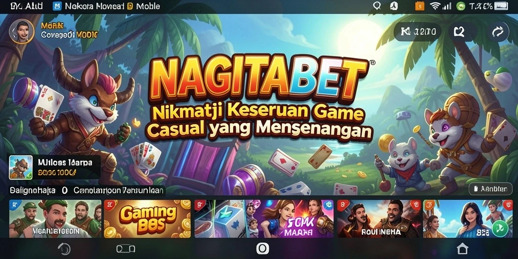 Screenshot NAGITABET menunjukkan gameplay yang seru dan interaktif.