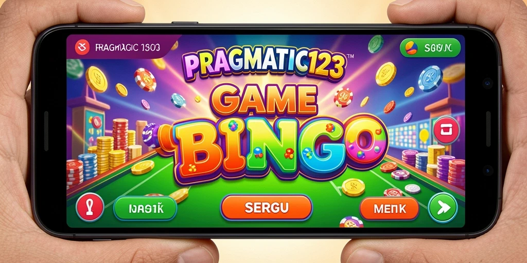 Tampilan gameplay seru di PRAGMATIC123 dengan suasana Bingo yang menggembirakan.