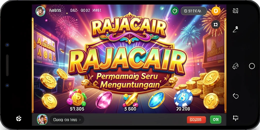Screenshot gameplay RAJACAIR menampilkan gulungan Slot dengan grafis memukau.