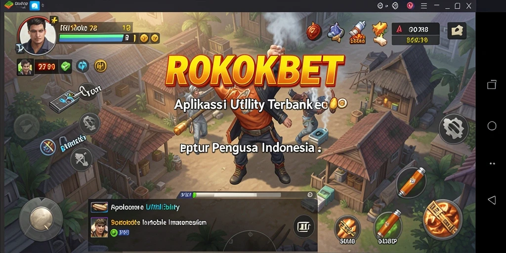Tampilan antarmuka ROKOKBET yang sederhana dan fungsional.