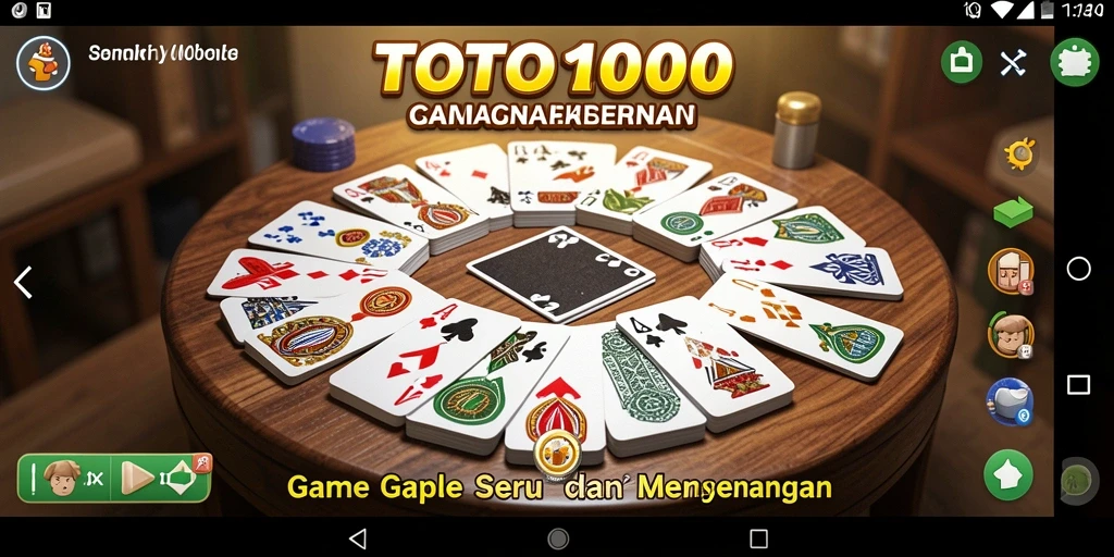 Screenshot gameplay TOTO1000 yang seru dan interaktif.